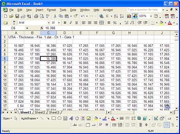 Copy data directly into MS Excel.